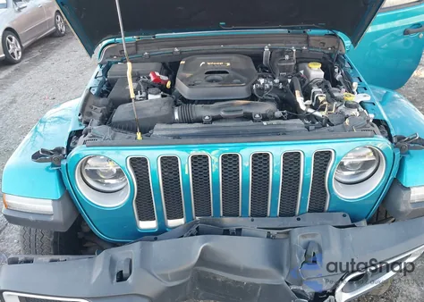 2020 Jeep Wrangler Unlimited Sahara 4X4 из США, поврежденный, VIN 1C4HJXEN1LW123711